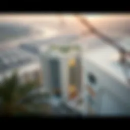 Aerial view of مدينة مول showcasing its architectural grandeur