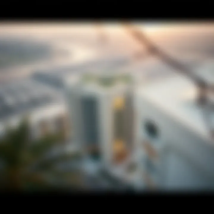 Architectural Grandeur of مدينة مول Aerial view of مدينة مول showcasing its architectural grandeur