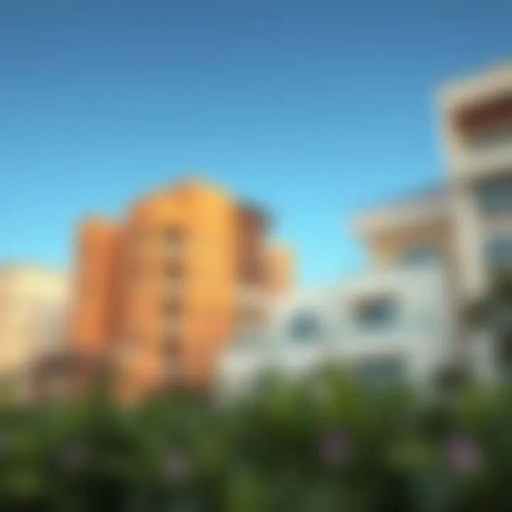 Modern residential properties in Mirdif Tulip highlighting diverse architectural styles