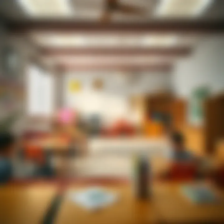 Engaging Learning Environment Vibrant classroom setting in a Palm Jumeirah nursery