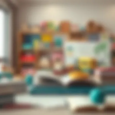 Diverse Learning Resources Diverse educational materials showcasing different philosophies