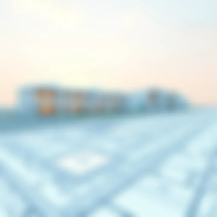 Architectural blueprint of a modern off-plan project in Dubai