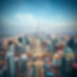 Aerial view of Dubai skyline showcasing new developments