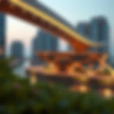 Architectural rendering highlighting the innovative structures within River Land.