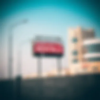 Affordable rental sign in Mussafah Industrial Area
