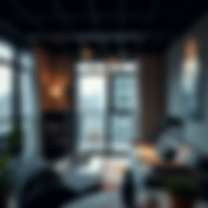 Aesthetic Appeal in Studio Flat Interior Design Aesthetic elements in upscale studio flat decor