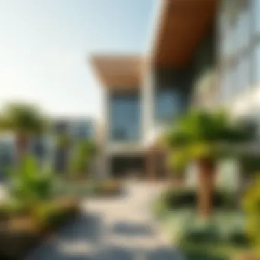 Architectural design of Green Planet Dubai emphasizing sustainable features