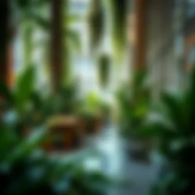 The lush interior of Green Planet Dubai showcasing its unique flora