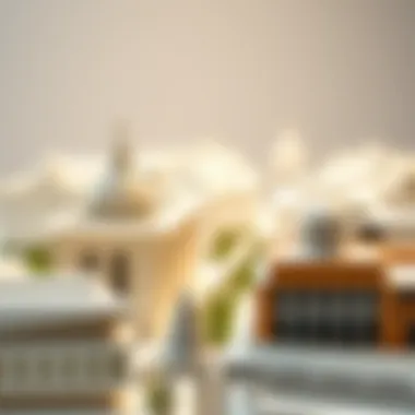 Innovative Architectural Models Architectural models representing innovative designs within the project