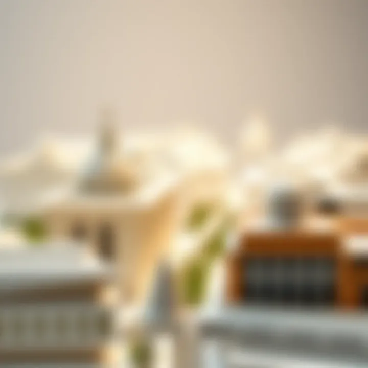 Innovative Architectural Models Architectural models representing innovative designs within the project