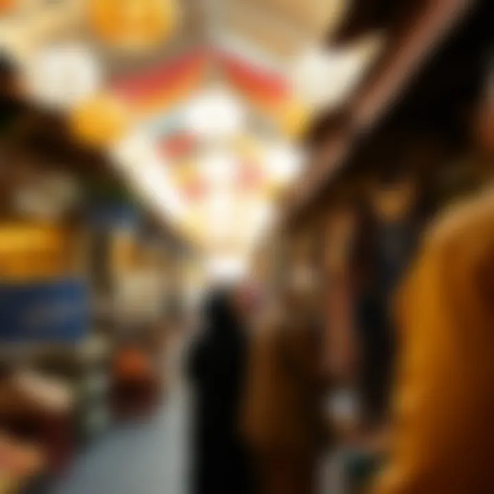 Engaging tourists exploring the cultural richness of the Old Market