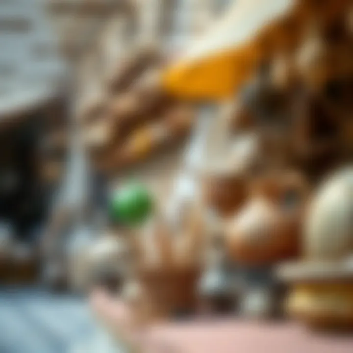 Craftsmanship and Culture in Dubai Souks Artisan crafts and handmade goods showcasing Dubai's rich culture