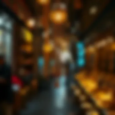 Glistening Gold in the Heart of the Souk Traditional gold jewelry sparkling in the sunlight at a souk