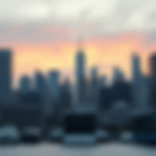 Stunning skyline showcasing modern architectural marvels