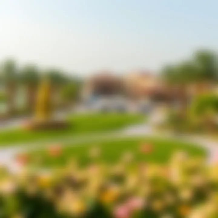 Luxurious amenities in Tilal Al Ghaf showcasing recreational facilities and green spaces.