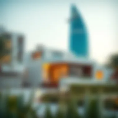 Architectural marvels of Tilal Al Ghaf highlighting modern design and eco-friendly features.