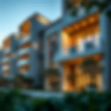 Exterior view of Vista by Prestige One showcasing architectural design