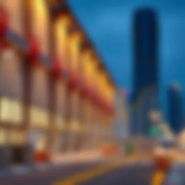 Graph depicting market trends for warehousing in Dubai