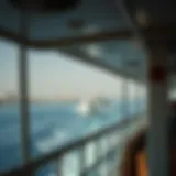 Ferry navigating the waters between Sharjah and Dubai