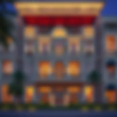 Luxurious residential facade of Grand Heights