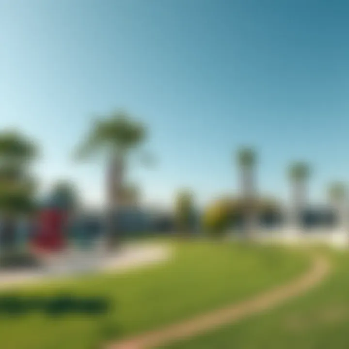 Community parks and recreational facilities in Hamdan Colony