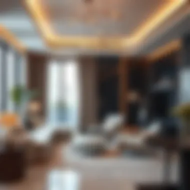 Luxurious Interior Designs of Hive JLT Residences Stylish residential interiors in Hive JLT showcasing luxury living