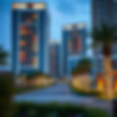 Community Impact of Real Estate Development A visual of a thriving community project completed in Dubai.