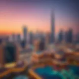 A panoramic view of Dubai's skyline showcasing innovative architecture.
