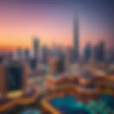 Dubai's Architectural Evolution A panoramic view of Dubai's skyline showcasing innovative architecture.