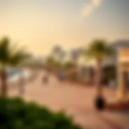 A stunning view of Jumeirah Lamer beachfront showcasing its vibrant atmosphere