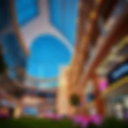 Architectural marvel of Mall Jumeirah showcasing its unique design elements