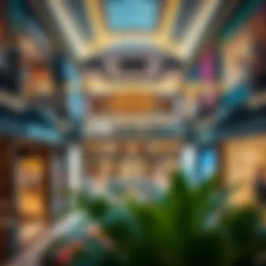 Retail Riches Inside Mall Jumeirah Interior view of Mall Jumeirah filled with various retail stores