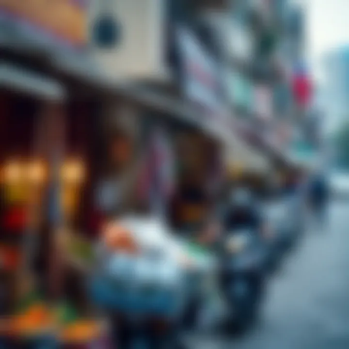 Commercial activities showcasing Hatta's thriving market