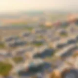 Aerial View of Masar by Arada Aerial view of Masar by Arada showcasing the community layout