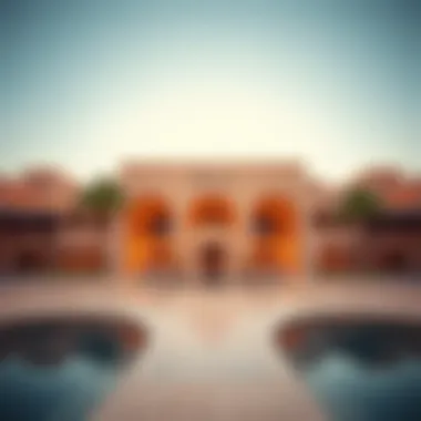 Architectural Marvel of Meliá Desert Palm Elegant architectural design of Meliá Desert Palm Dubai