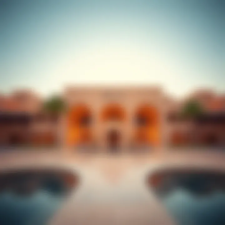 Architectural Marvel of Meliá Desert Palm Elegant architectural design of Meliá Desert Palm Dubai