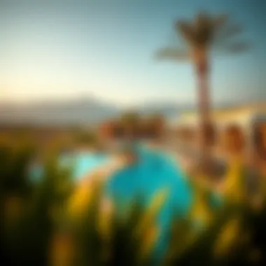 Breathtaking Surroundings of Meliá Desert Palm Vibrant surroundings showcasing the landscape around Meliá Desert Palm