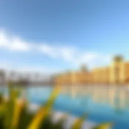 Luxurious outdoor pool area at Meliá Desert Palm Dubai