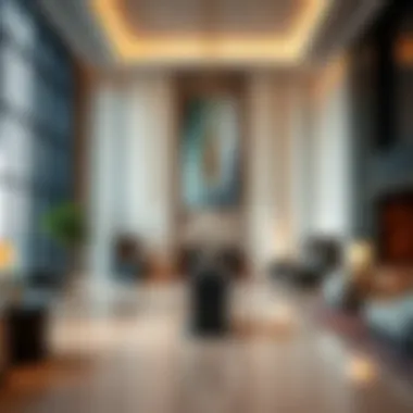 Sophisticated Lobby Elegant lobby design showcasing sophistication