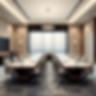 Business Conference Room Spacious conference room equipped for business meetings