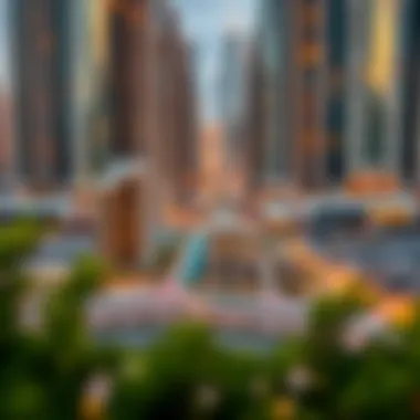 Investment Hotspots in Dubai A map highlighting key areas of real estate investment in Dubai