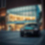 Exterior view of the Rolls Royce City Walk showcasing luxury architecture