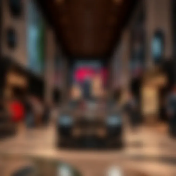 Upscale shopping experience featuring designer boutiques in City Walk