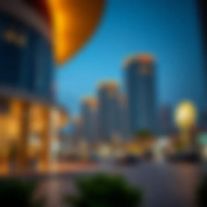 Business district in Shawamekh City highlighting commercial opportunities