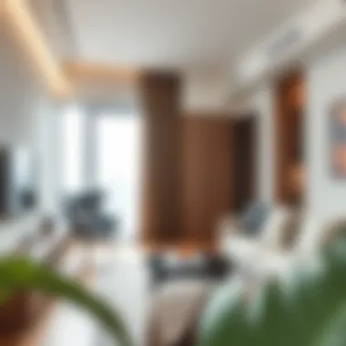 Modern Studio Flat Interior Stylish studio flat interior showcasing modern design