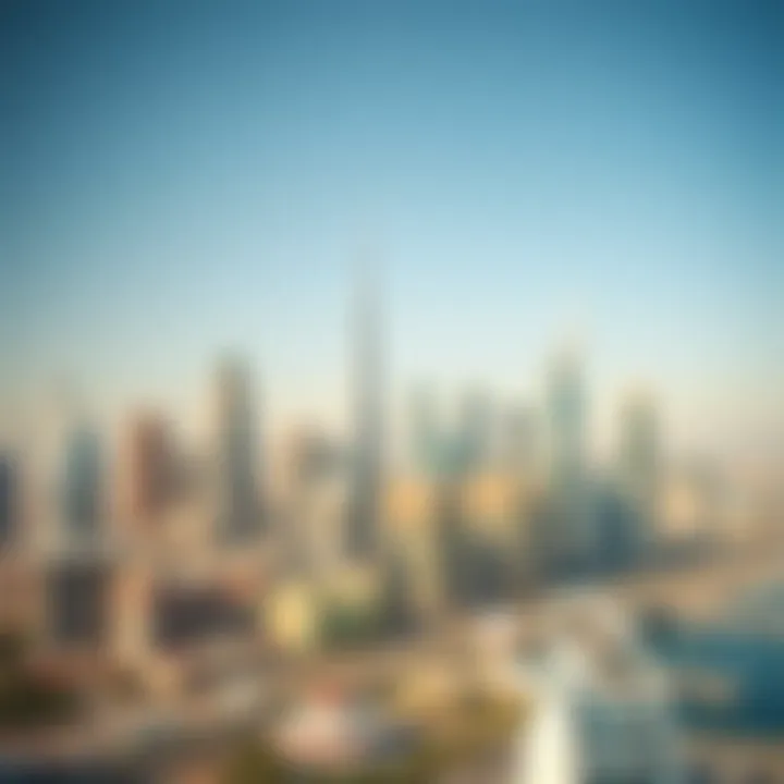 A stunning skyline of Dubai showcasing various architectural styles
