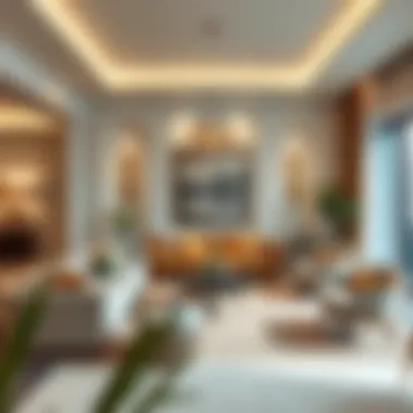 Elegant Living Space with Unique Furnishings Stylish living room featuring The One Furniture Dubai products