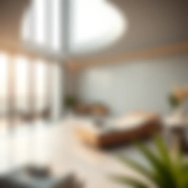 Serene Wellness Retreat in Dubai A serene wellness retreat showcasing calming interiors