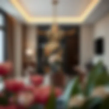 Chic residential dining area with unique decor