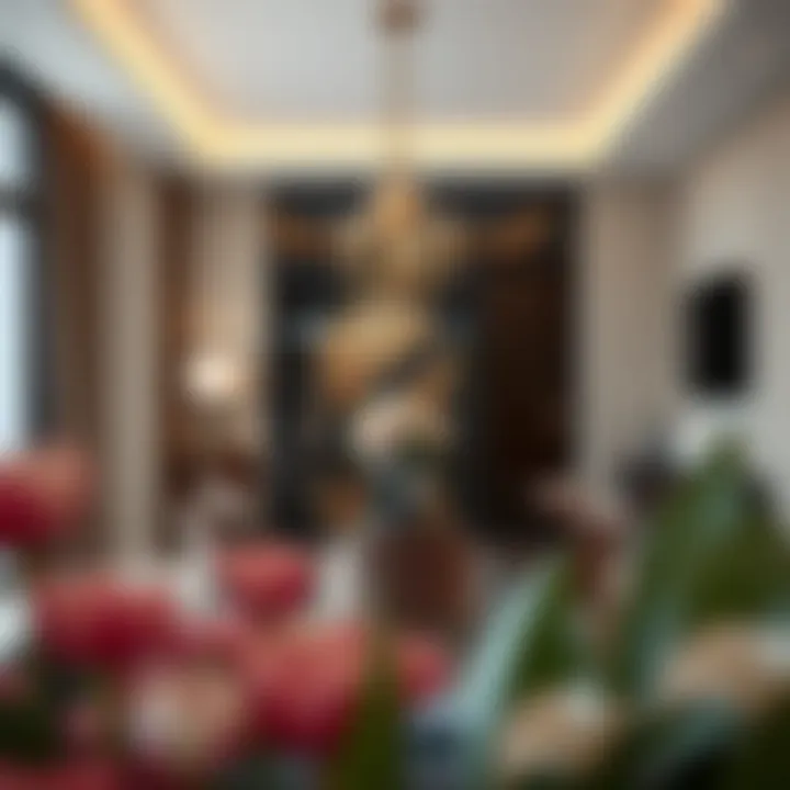 Chic residential dining area with unique decor